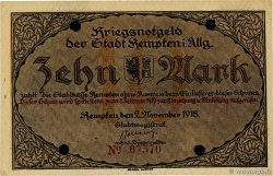 10 Mark GERMANIA Kempten 1918 P.-