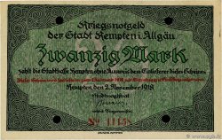 20 Mark ALLEMAGNE Kempten 1918 P.-