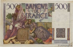 500 Francs CHATEAUBRIAND FRANCE  1947 F.34.07 pr.TTB