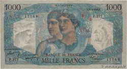 1000 Francs MINERVE ET HERCULE FRANCE  1948 F.41.19 XF-