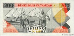 200 Shilingi TANZANIE  1993 P.25b pr.SUP