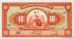 10 Soles de Oro PERU  1967 P.084a UNC