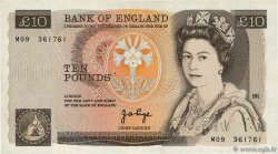 10 Pounds ENGLAND  1975 P.379a F