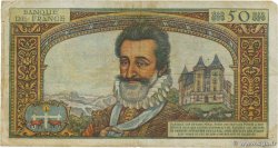 50 Nouveaux Francs HENRI IV FRANCE  1959 F.58.03 F