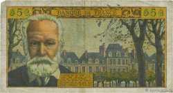 5 Nouveaux Francs VICTOR HUGO FRANCE  1960 F.56.05 B+