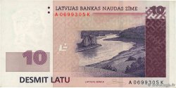 10 Latu LETTONIE  2008 P.54