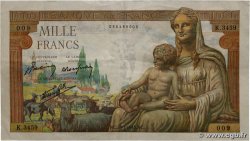 1000 Francs DÉESSE DÉMÉTER FRANCE  1943 F.40.17