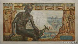 1000 Francs DÉESSE DÉMÉTER FRANCE  1943 F.40.17 TTB