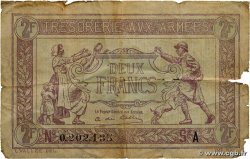 2 Francs TRÉSORERIE AUX ARMÉES FRANCE  1917 VF.05.01