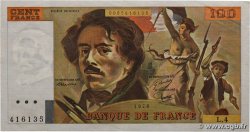 100 Francs DELACROIX modifié FRANCIA  1978 F.69.01c MBC+