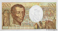 200 Francs MONTESQUIEU FRANCE  1992 F.70.12b AU-