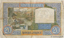 20 Francs TRAVAIL ET SCIENCE FRANCE  1941 F.12.17 F-