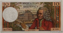 10 Francs VOLTAIRE FRANCE  1970 F.62.42 XF+