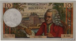 10 Francs VOLTAIRE FRANCE  1966 F.62.22 SUP+