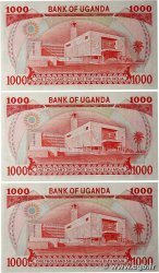 1000 Shillings Consécutifs UGANDA  1986 P.26 q.FDC