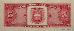 5 Sucres ECUADOR  1980 P.113c UNC