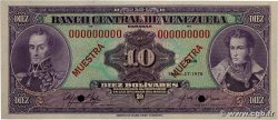 10 Bolivares Spécimen VENEZUELA  1976 P.051s2 UNC-