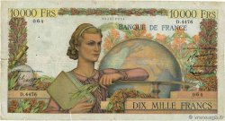 10000 Francs GÉNIE FRANÇAIS FRANCIA  1953 F.50.64 MB