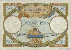 50 Francs LUC OLIVIER MERSON FRANKREICH  1929 F.15.03 S