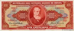 100 Cruzeiros BRASILIEN  1960 P.162 fST+