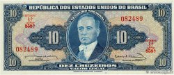 10 Cruzeiros BRAZIL  1963 P.167b UNC