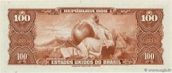 100 Cruzeiros BRAZIL  1964 P.170c UNC