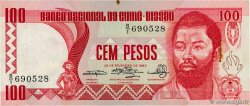 100 Pesos GUINEA-BISSAU  1983 P.06 XF