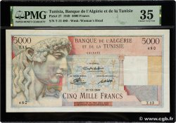 5000 Francs TúNEZ  1949 P.27