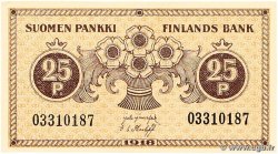 25 Pennia FINLANDIA  1918 P.033