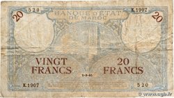 20 Francs MARUECOS  1945 P.18b