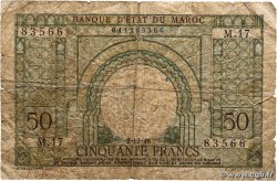 50 Francs MARUECOS  1949 P.44