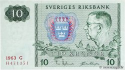 10 Kronor SWEDEN  1963 P.52a