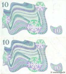 10 Kronor Lot SUÈDE  1983 P.52e MB