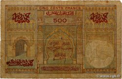 500 Francs MOROCCO  1956 P.46 G