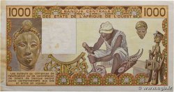 1000 Francs WEST AFRICAN STATES  1988 P.107Aa VF+