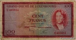 100 Francs LUXEMBOURG  1963 P.52a