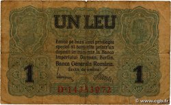 1 Leu ROUMANIE  1917 P.M03 B