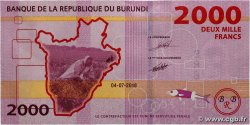 2000 Francs BURUNDI  2018 P.52 FDC