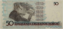 50 Cruzeiros sur 50 Cruzados Novos BRAZIL  1990 P.223 UNC-