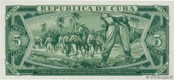 5 Pesos CUBA  1961 P.095a UNC