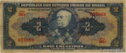 2 Cruzeiros BRAZIL  1944 P.133a F