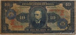 10 Cruzeiros sur 10 Mil Reis BRASILIEN  1942 P.126 fS