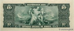 10 Cruzeiros BRAZIL  1943 P.135a VF+