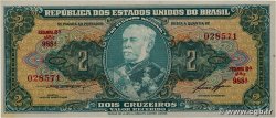 2 Cruzeiros BRAZIL  1955 P.157Ac UNC