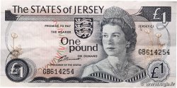 1 Pound JERSEY  1976 P.11a q.SPL