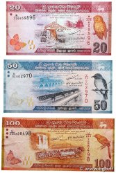 100 Rupees Lot SRI LANKA  2010 P.125a F+