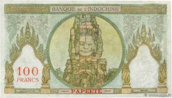 100 Francs TAHITI  1956 P.14c F