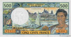 500 Francs FRENCH PACIFIC TERRITORIES  1992 P.01d UNC-