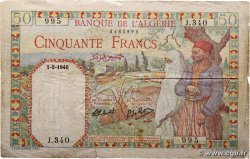 50 Francs ALGERIA  1940 P.084