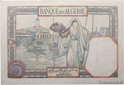5 Francs ALGÉRIE  1941 P.077b SUP